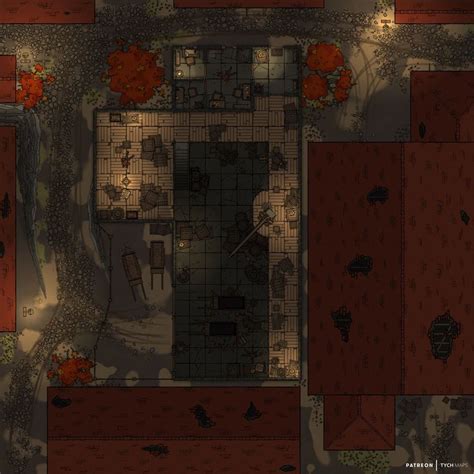 Zhentarim Hideout Autumn Waterdeep Dragon Heist 30x30 Tier 1