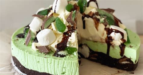 Choc Mint Rocky Road Cheesecake Recipe