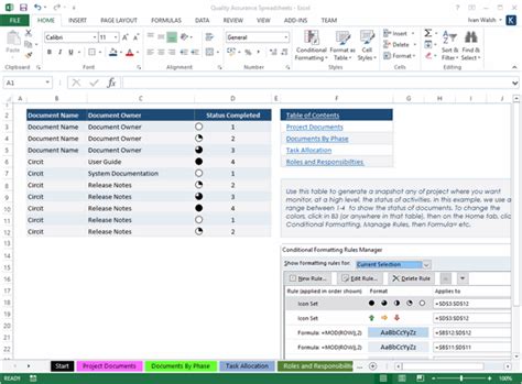 Quality Assurance Plan Templates Ms Word Excel Technical Writing