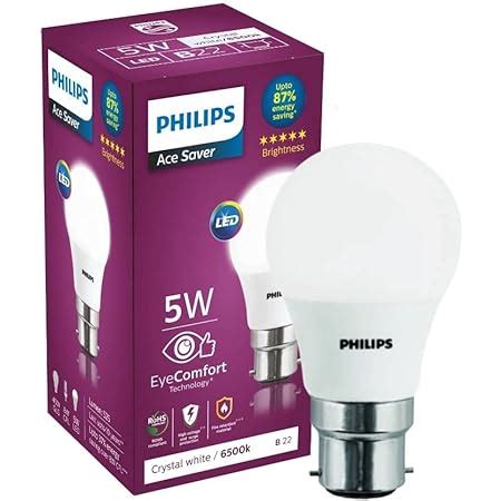 Buy Philips W B Led Cool Day Light Bulb Online At Low