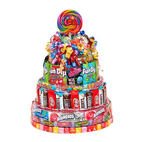 Candy Birthday Cake 3 Tier Candy Bar Cake Dylans Candy Bar Dylan