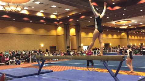 Madison Tramel Beam Level 9 Woga Classic 2016 Youtube