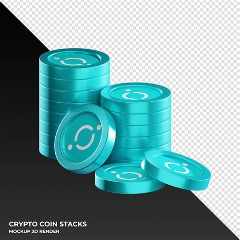 Premium Psd Icon Icx Coin Stacks Cryptocurrency D Render Illustration