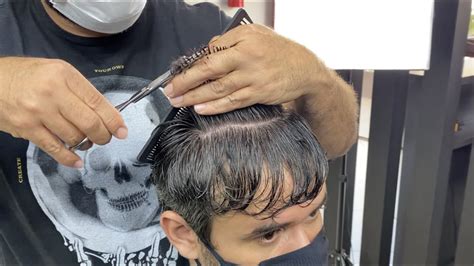 Corte Masculino Na Tesoura Sem Frescura Gardel YouTube