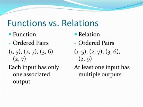 Ppt Functions Vs Relations Powerpoint Presentation Free Download