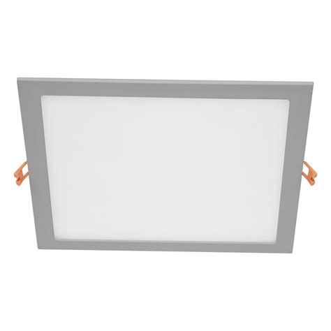 LED Einbaupanel Quad Silber IP20 27W 4000K 2567lm 350mA