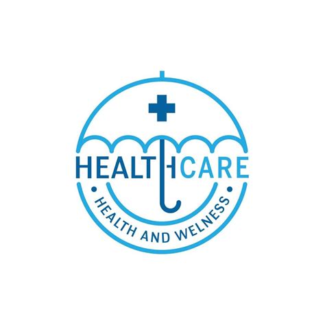 Simple Health Insurance Logo Badge Design Template 12258089 Vector Art