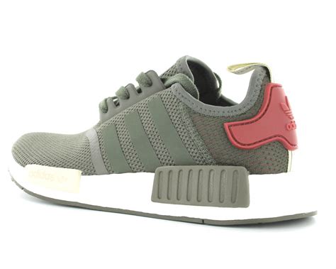 Adidas Nmd R Women Utility Grey Maroon