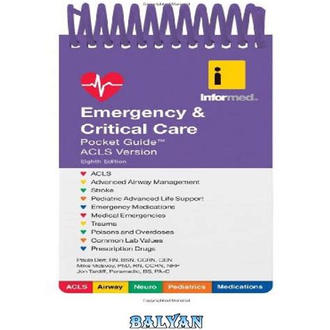 خرید و قیمت دانلود کتاب Emergency And Critical Care Pocket Guide Acls