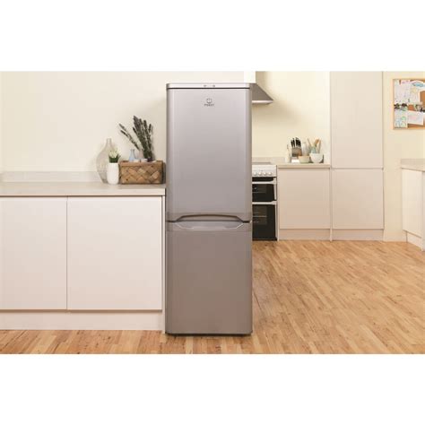 Indesit Ibd5515s 206 Litre Freestanding Fridge Freezer 60 40 Split 55cm Wide Silver