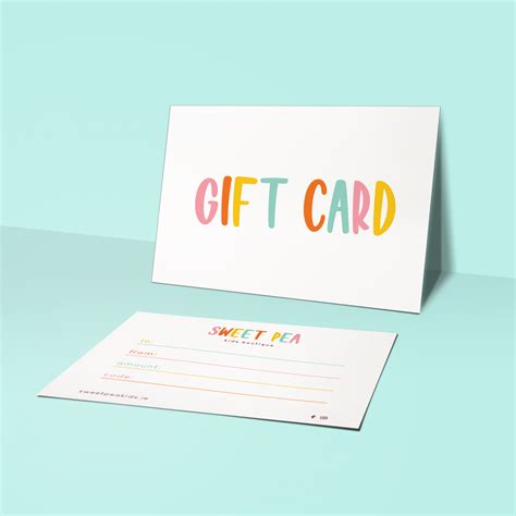 T Voucher Sweet Pea Kids Boutique