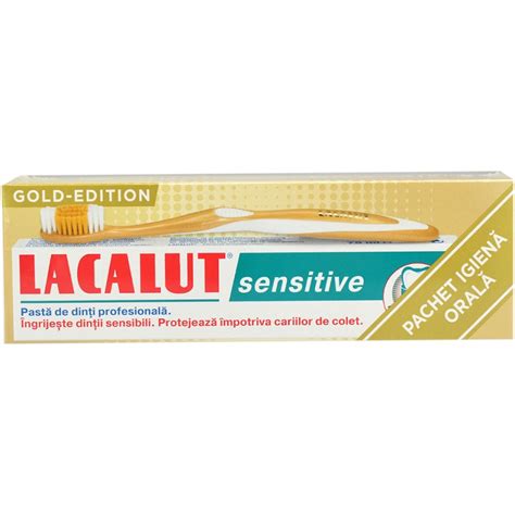 Pasta De Dinti Lacalut Sensitive Ml Periuta De Dinti Farmacia