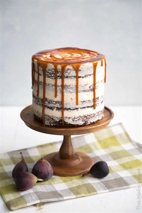 Caramel Fig Chocolate Cake The Little Epicurean