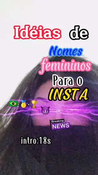 Sugest O Nome Instagram Ideias De Nomes Para O I