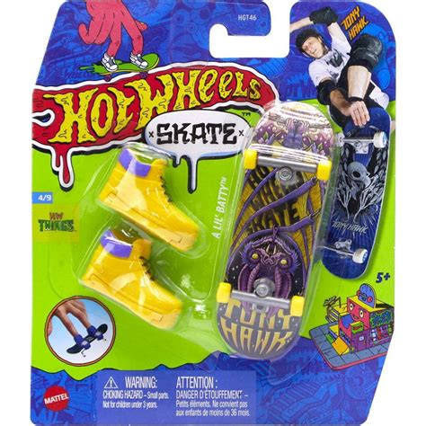 Mattel Hot Wheels fingerboard a boty 10 5 cm A Lil Batty Maxíkovy hračky