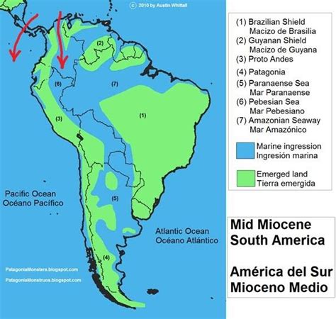 Miocene Epoch Map