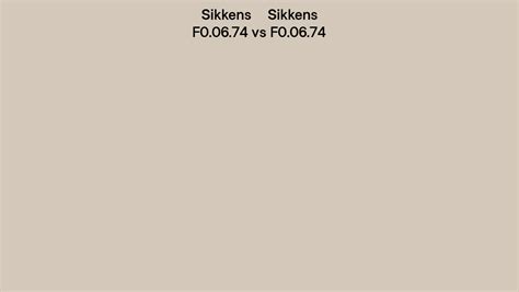 Sikkens F Vs F Side By Side Comparison