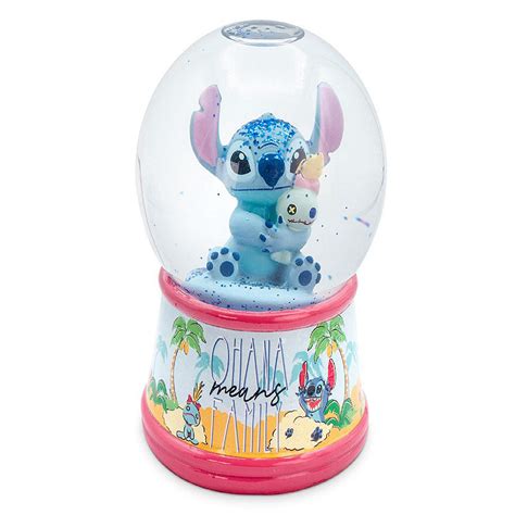 Disney S Lilo And Stitch Ohana Light Up Snow Globe