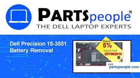 Dell Precision 15 3551 P80F004 Battery How To Video Tutorial YouTube