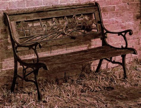 Ye Old Bench Photograph By Marshall Barth Pixels