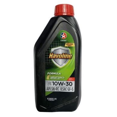 Caltex Havoline Formula For Gasoline Engine Sae W Liter Shopee