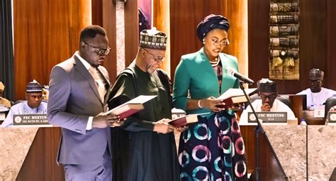 Tinubu Presides Over Second Fec Meeting Swears In New Ministers