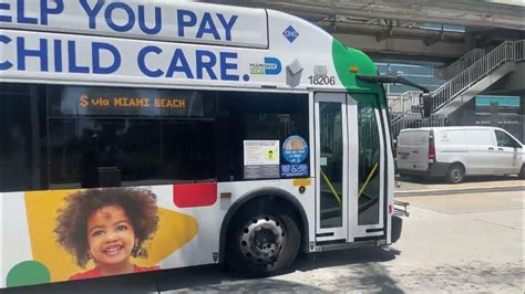 Miami Dade Transit 2018 New Flyer Xn40 Xcelsior Cng 18206 On Route