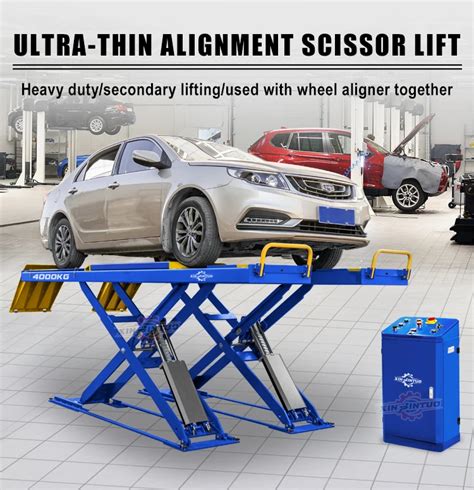 Jintuo Scissor Car Lift For Work Shop Using Car Repair Car Garage