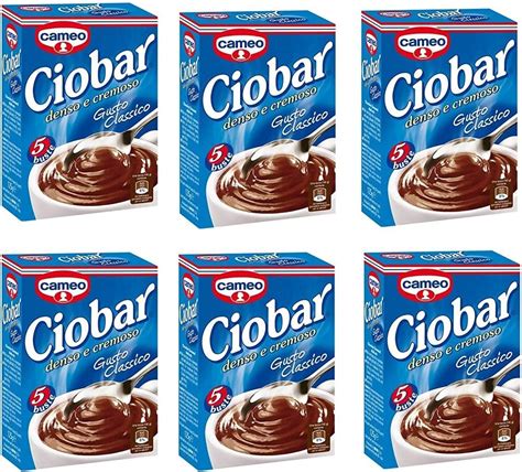 6x Cameo Ciobar Gusto Classico Chocolat Chaud Soluble Chocolat