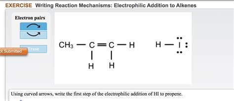 Solved EXERCISE Writing Reaction Mechanisms Electrophilic Chegg