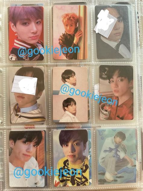 WTS BTS Jungkook Official Photocards Big Sale Hobbies Toys