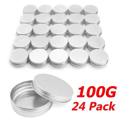 Cosmetic Cream Jars Boxes Pcs Lot Aluminium G Ounce Mm