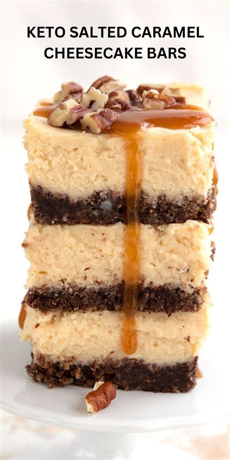 Salted Caramel Cheesecake Bars Recipe