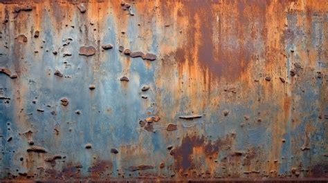 Vintage Weathered Metal Textures And Surfaces Background Rusty Metal