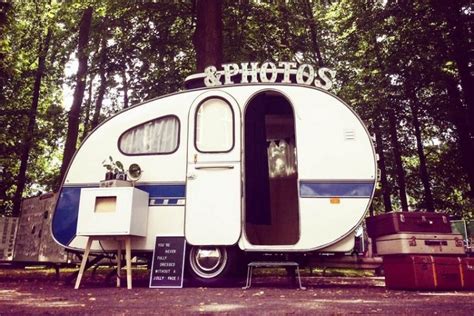 Vintage Caravan Photobooth Uur Onbeperkt Printen