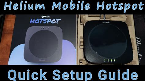 Helium Mobile Hotspot Quick Setup Guide Youtube