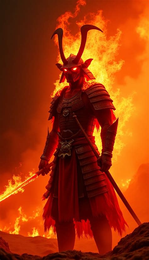 Mysterious Samurai with Phoenix Eyes | Stable Diffusion Online