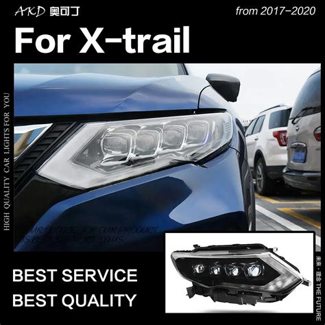 Akd Tuning Cars Headlight For Nissan X Trail Xtrail Headlights Led Drl