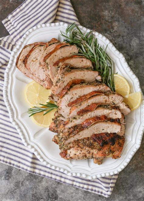 Lemon Herb Roasted Turkey Breast Domesticate Me