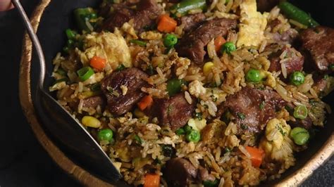 Minute Lamb Fried Rice Recipe Youtube