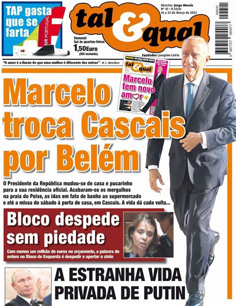 Capa Jornal Tal Qual Mar O Capasjornais Pt