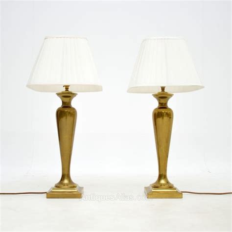 Antiques Atlas 1970s Pair Of Vintage Brass Table Lamps As592a8084 5860