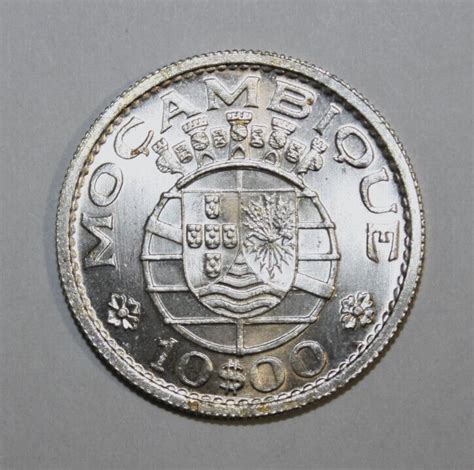 S Portugal Mozambique Escudos Brilliant Uncirculated