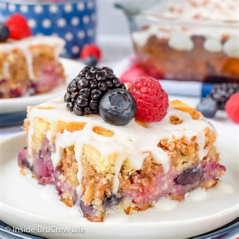 Blueberry Pecan Coffee Cake Inside Brucrew Life