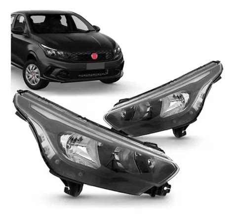 Par Farol Fiat Argo Cronos A S Led Frete Gr Tis