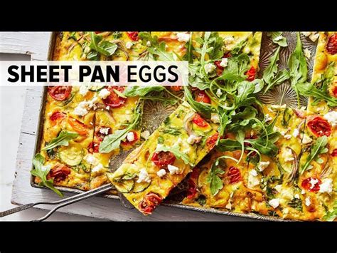 Mediterranean Sheet Pan Eggs Easy And Healthy Breakfast Recipe Schooltube