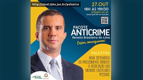 Palestra Pacote AntiCrime Dr Renato Brasileiro De Lima YouTube