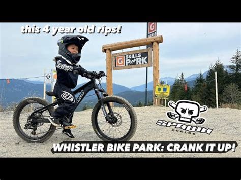 This Year Old Mtb Grom Rips Down Whistler Bike Park Trails Crank