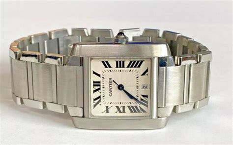 Cartier Automatic Swiss Made Water Resistant Stainless Steel Watch Mint