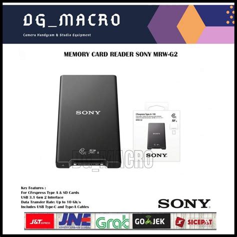 Jual Sony Mrw G2 Cfexpress Type A Sd Memory Card Reader Shopee Indonesia